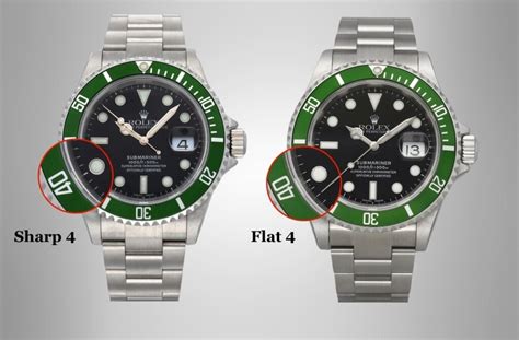 rolex kermit flat 4 vs normal